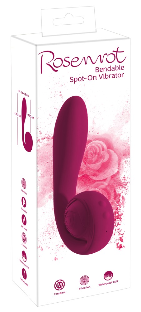Rose Bendable Spot-on Vibrator