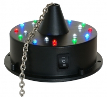 Motor de bola de espejos con batería 18 LED, modo audio/automático, bola de discoteca, efecto de luz de DJ, esfera espejos de club