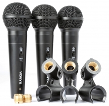VX1800S Microfono dinamico set 3pcs